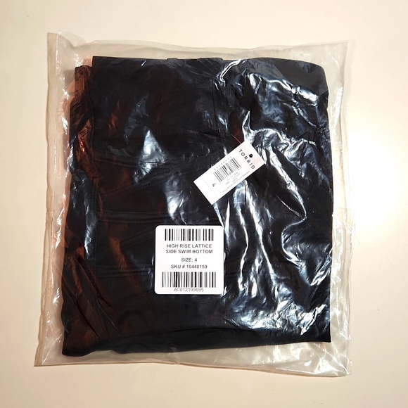 ❤NWT VINTAGE TORRID SWIM BOTTOM BRIEF - SIDE STRAPPY - TUMMY CONTROL - HIGH RISE - Picture 6 of 11